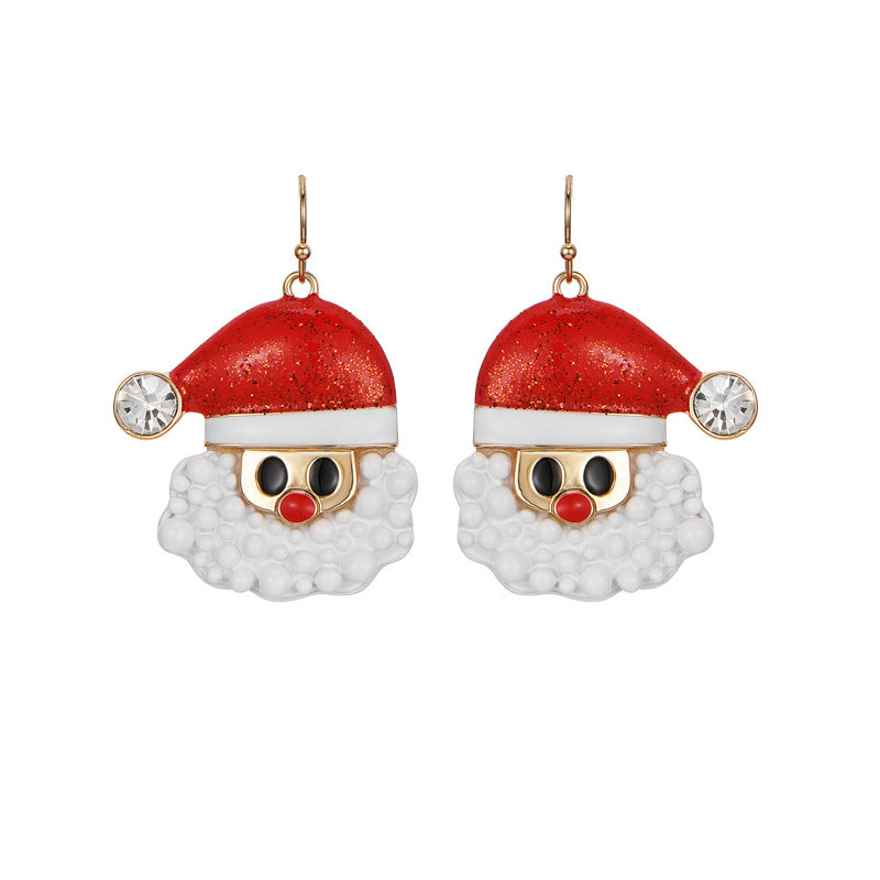 Santa Claus Women Drop Earring for Christmas