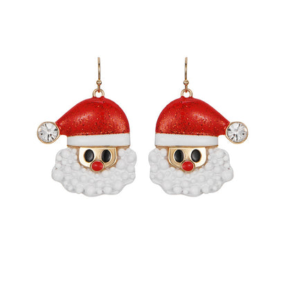 Santa Claus Women Drop Earring for Christmas