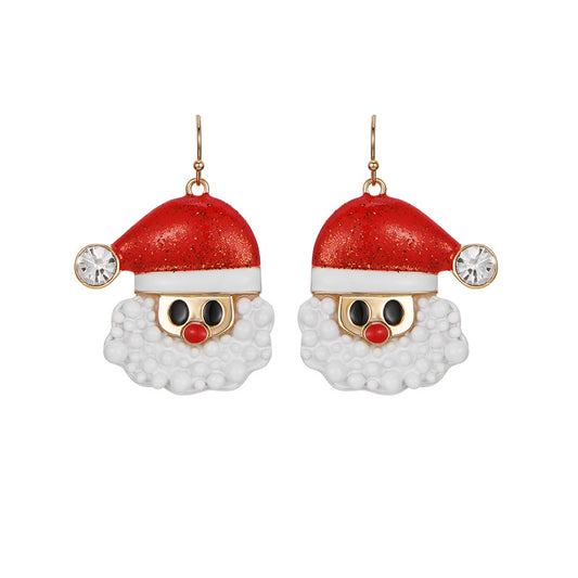 Santa Claus Women Drop Earring for Christmas