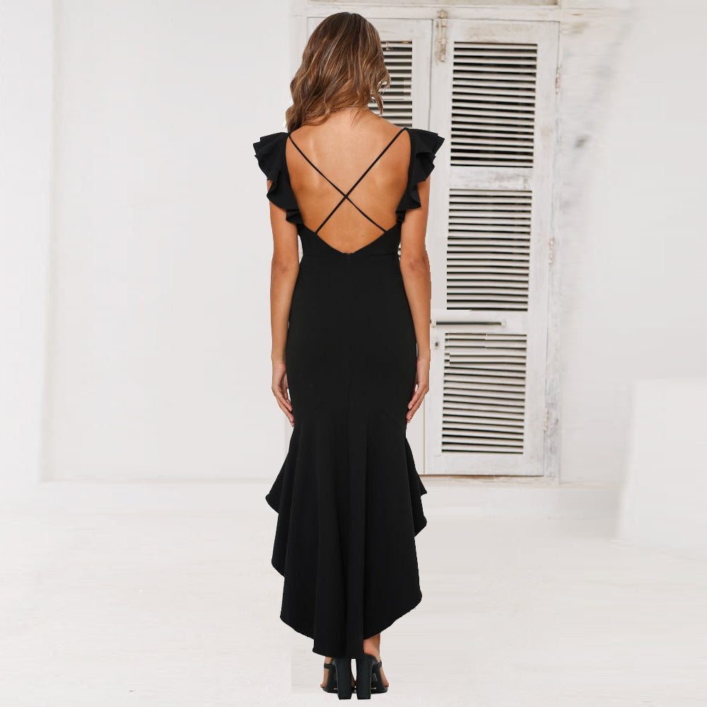 Sexy Backless Women Party Mermaid Dresses