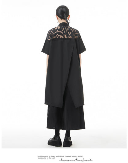 Designed Summer Lace Women Short Sleeves Shirts