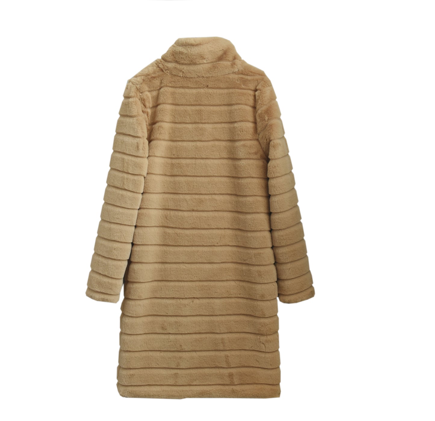 Fashion Artificial Fur Winter Long Overcoats for Women