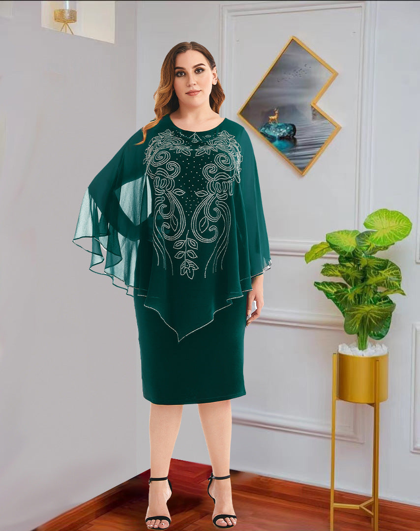 Fashion Chiffon Plus Sizes Dresses