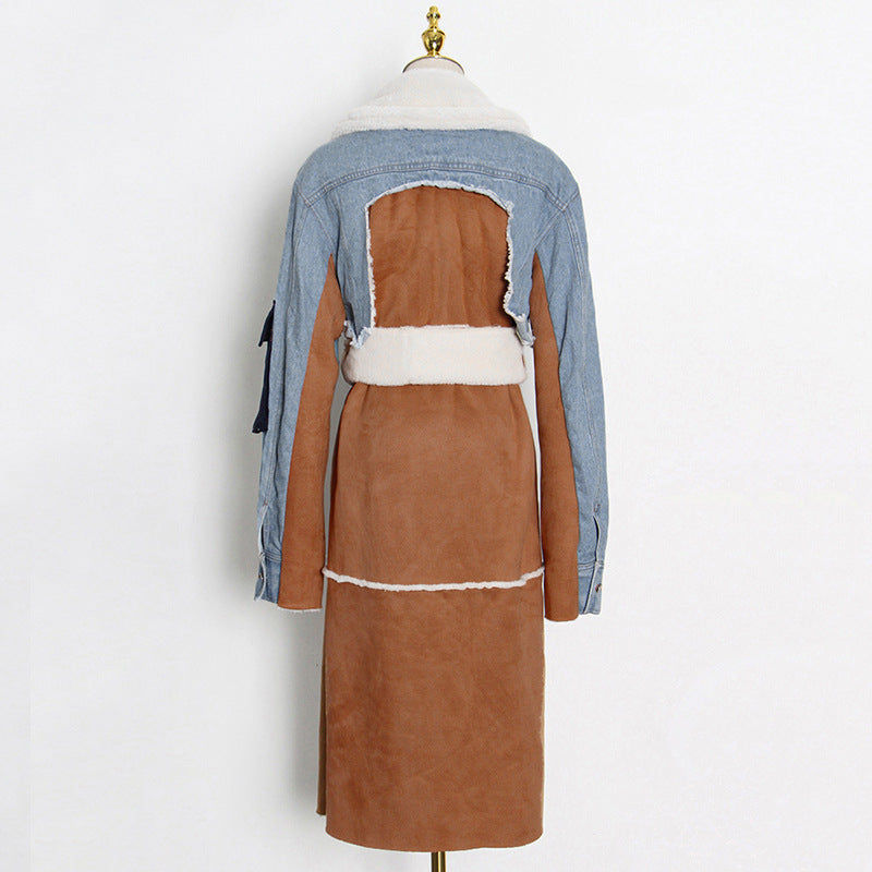 Fashion Sherpa Warm Long Overcoat for Women