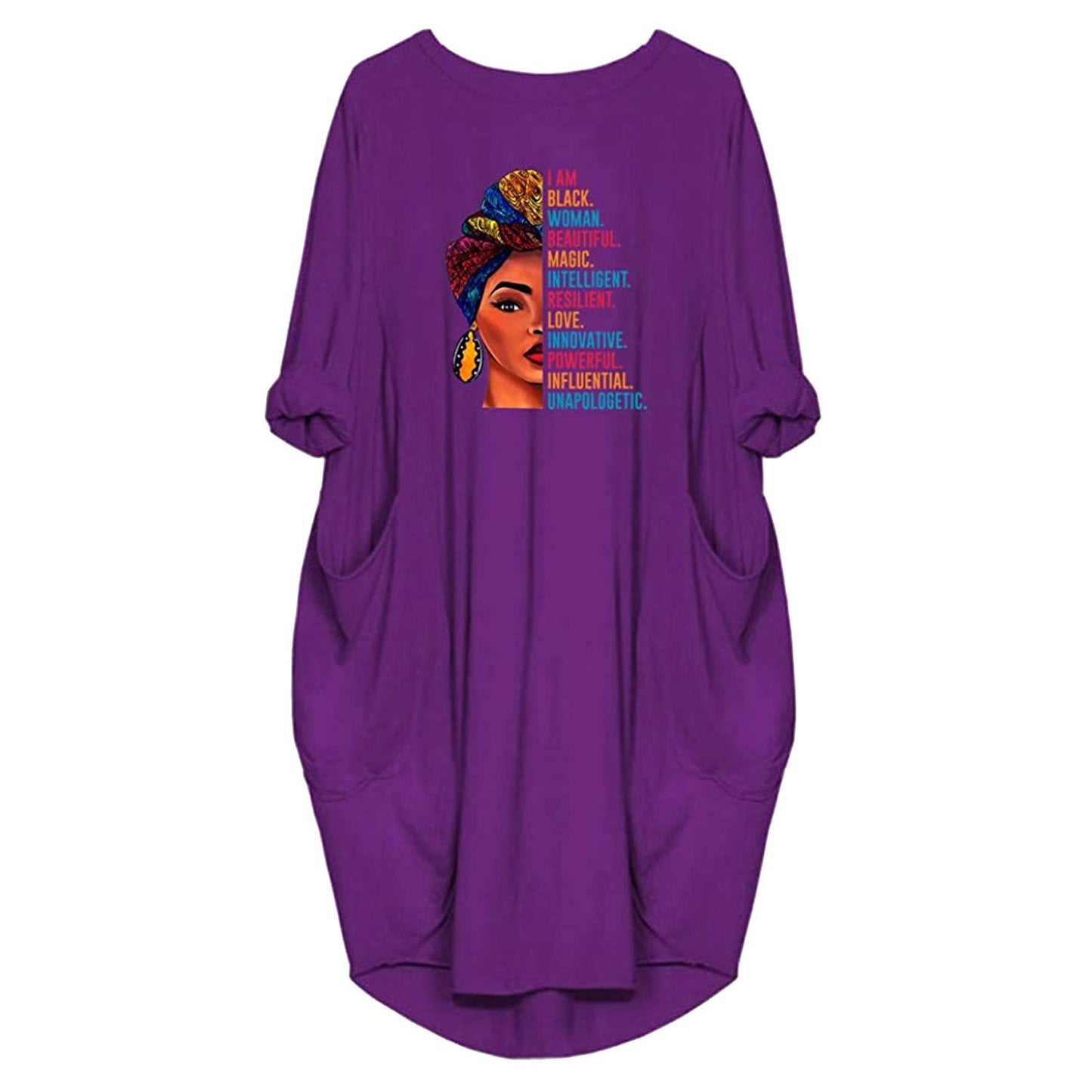 African Casual Round Neck Plus Sizes Top Blouses