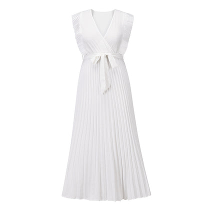 Casual Chiffon Sleeveless Women Long Maxi Dresses