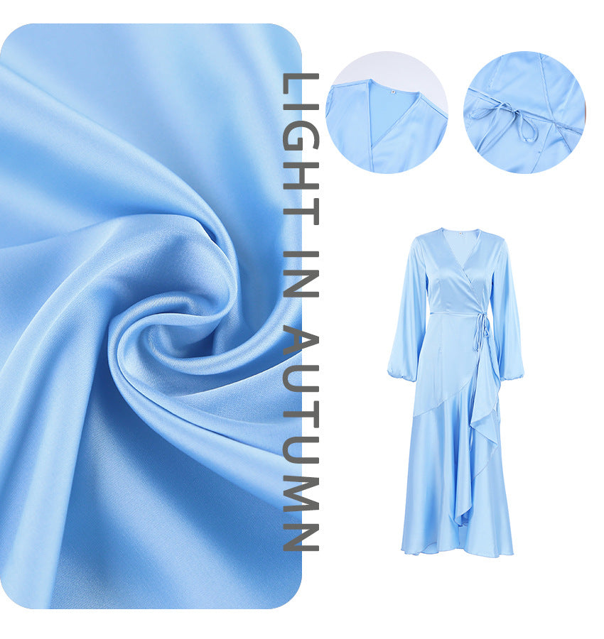 Elegant High Waist Long Sleeves Dresses