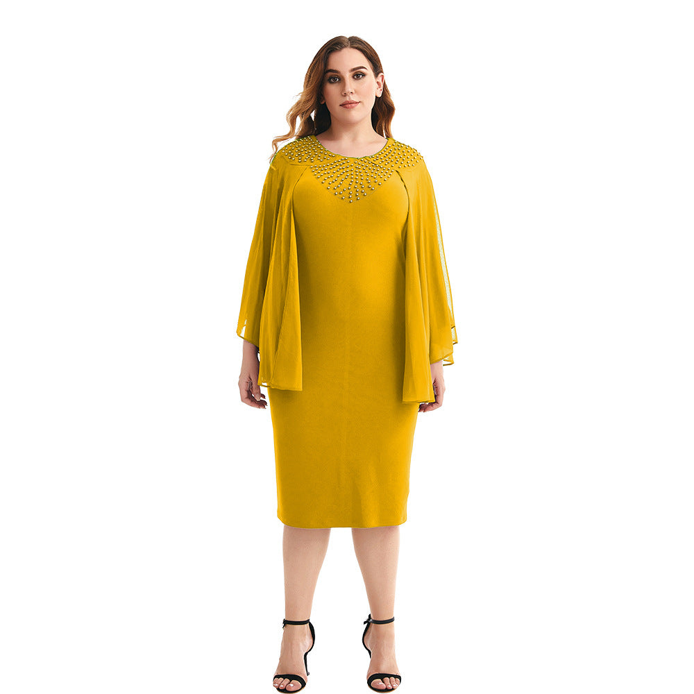 Summer Round Neck Plus Sizes Dresses