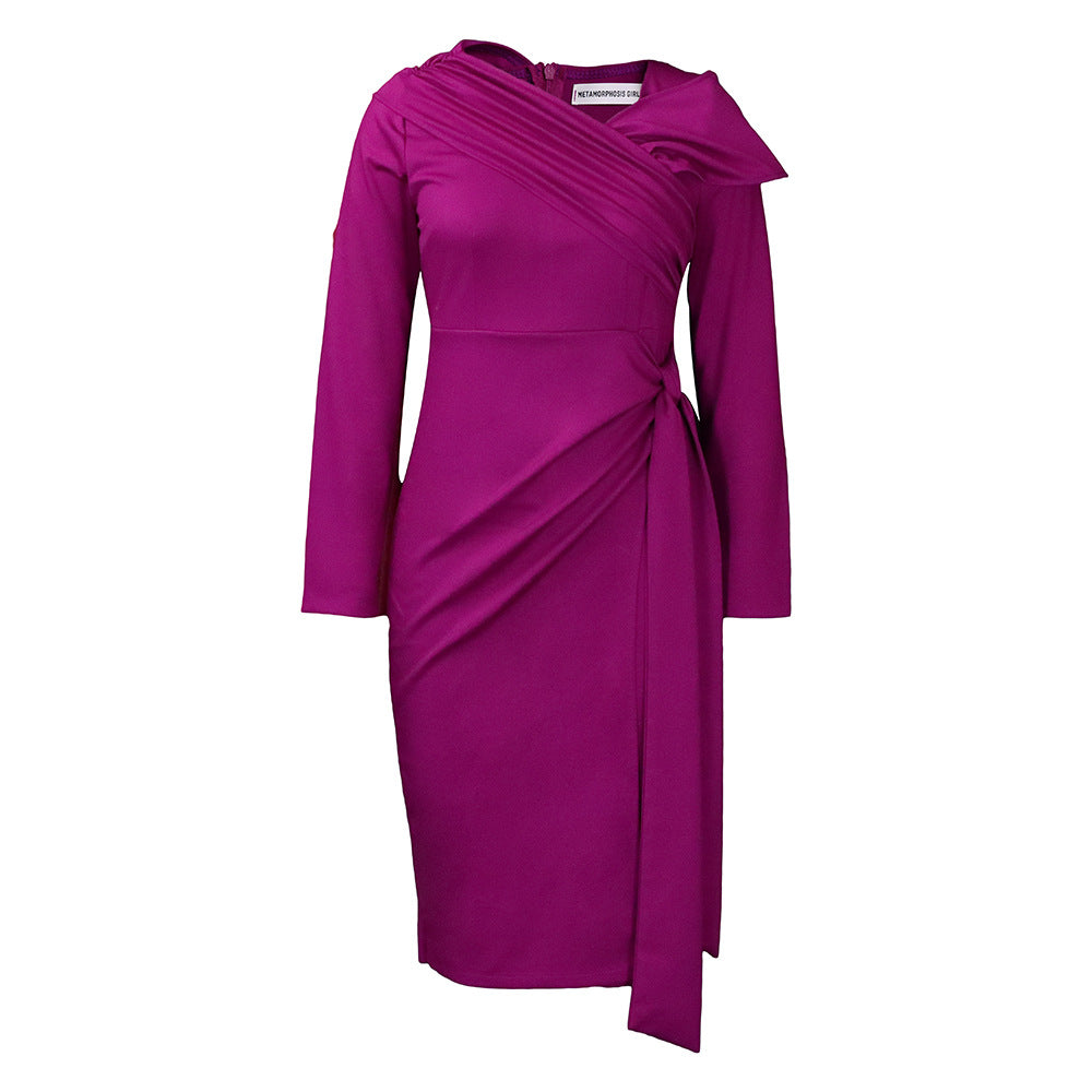 Elegant Long Sleeves Sheath Dresses