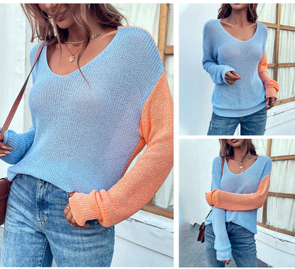 Sexy Summer Backless Design Knitting Sweaters