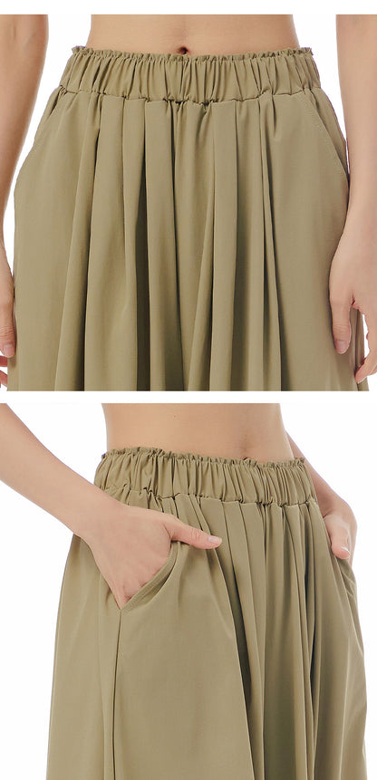 Summer Casual Plus Sizes Wide Legs Pants