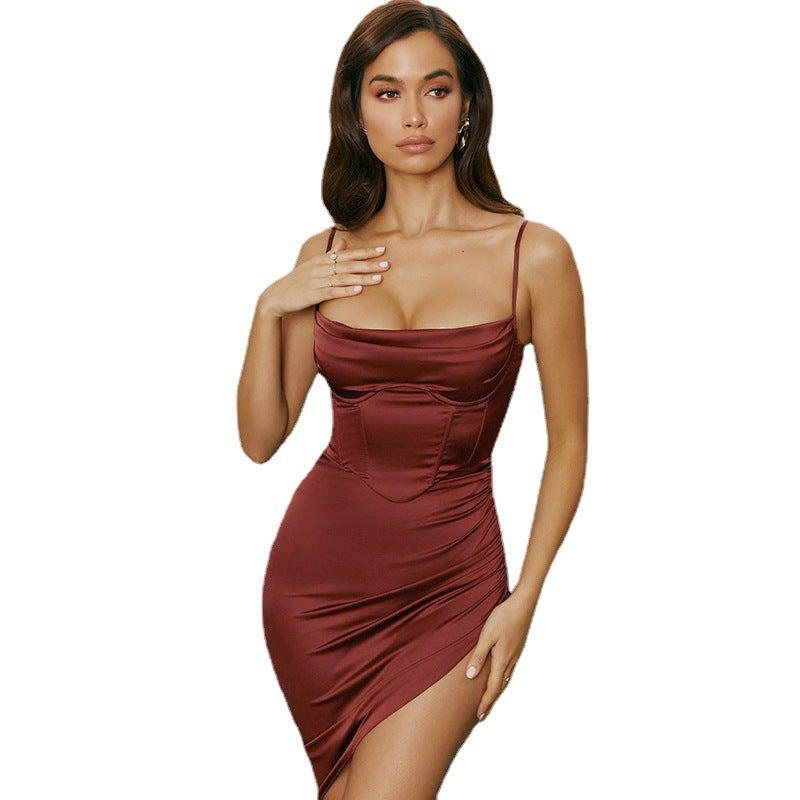 Sexy Strapless High Waist Mini Party Dresses