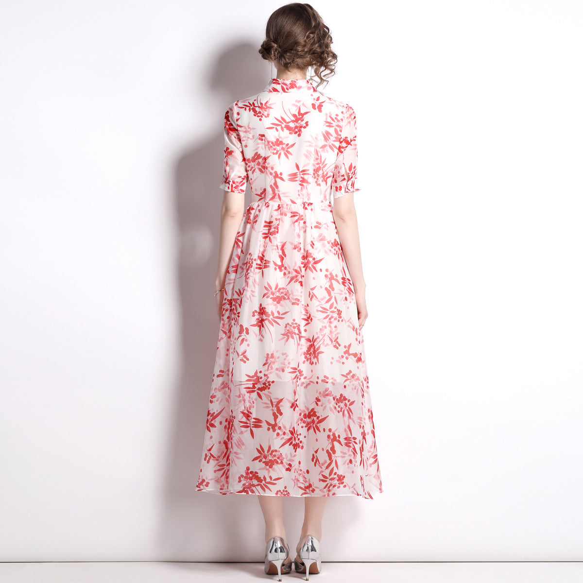 Elegant Chiffon Summer OL Women Dresses