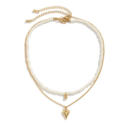 Fashion Metal Sweetheart Design Necklace for Women