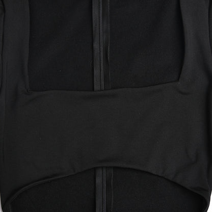 Sexy Square Neckline Split Front Long Sleeves Dresses