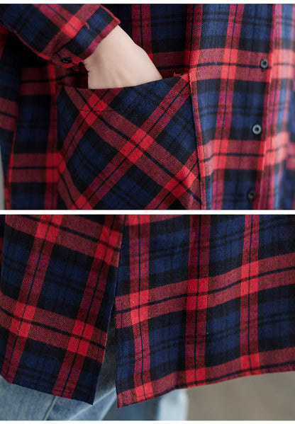 Vintage Long Sleeves Fall Shirts for Women