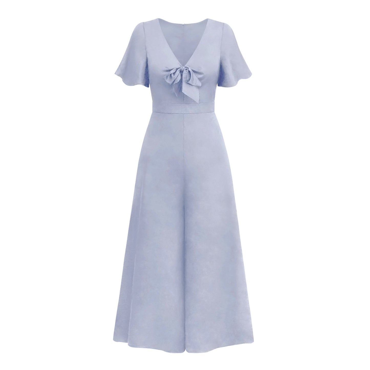 Sexy Ruffled Sleeves Bandage Women Jumpsuits