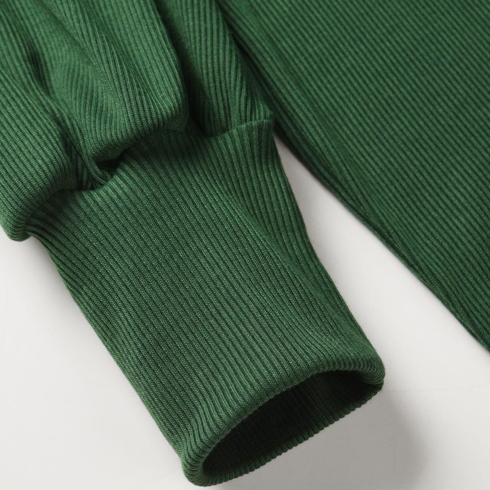 Sexy Women Knitting Bodycon Off The Shoulder Dresses-STYLEGOING