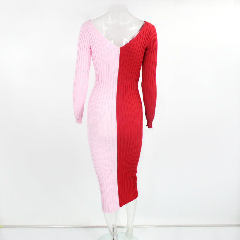 Sexy Off The Shoulder Knitting Dresses for Women