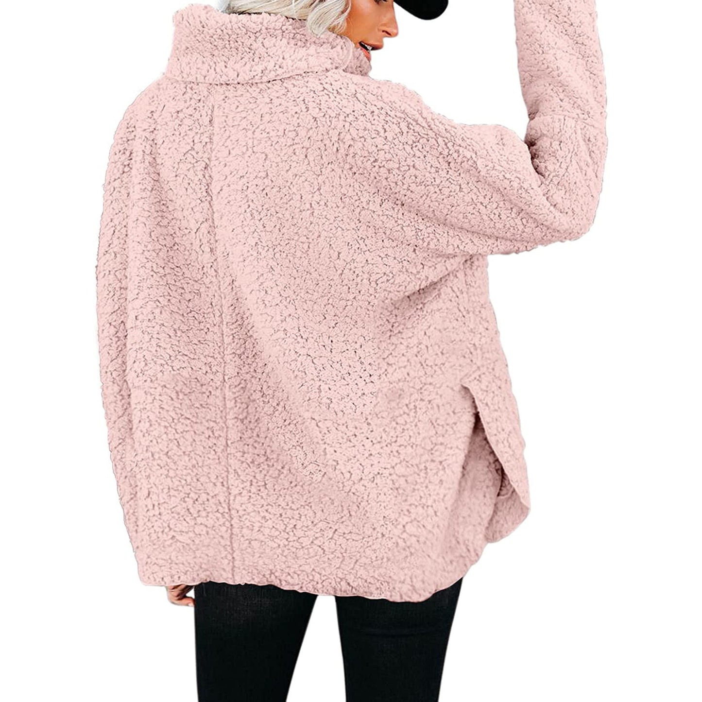 Women Warm Turtleneck Woolen Plus Sizes Winter Sweaters