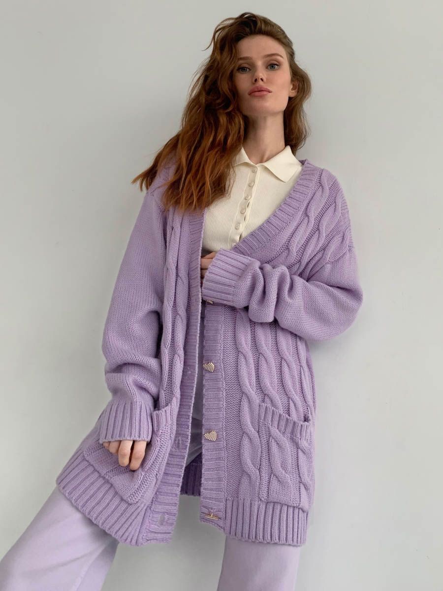 Casual Loose Knitting Women Fall Cardigan Overcot-STYLEGOING
