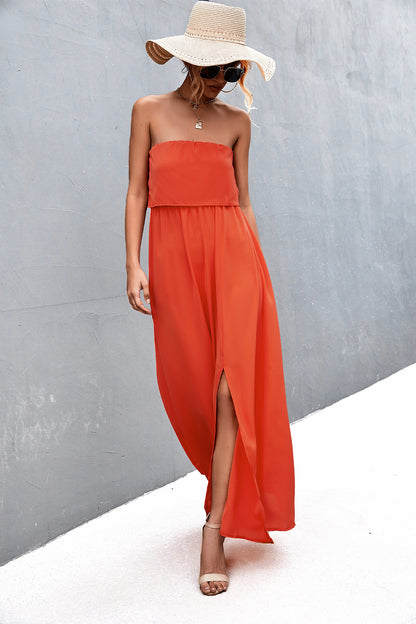 Sexy Strapless Summer Daily Dresses