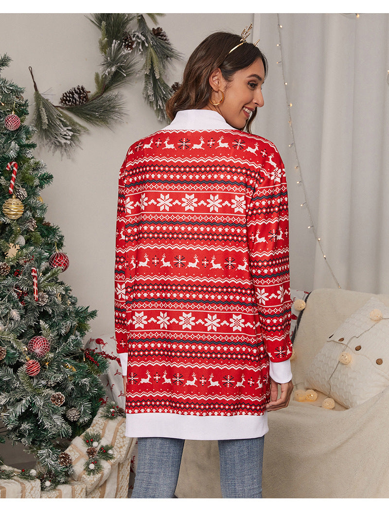 Christmas Knitted Coats for Women