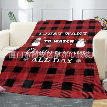 Merry Christmas Fleece Throw Blankets
