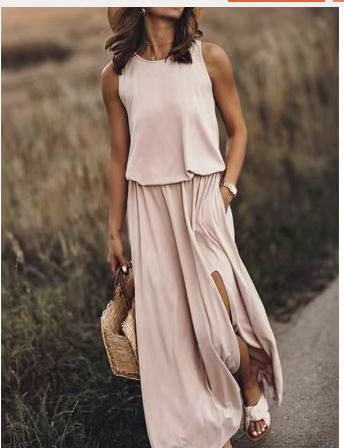 Casual Sleeveless Summer Long Maxi Dresses