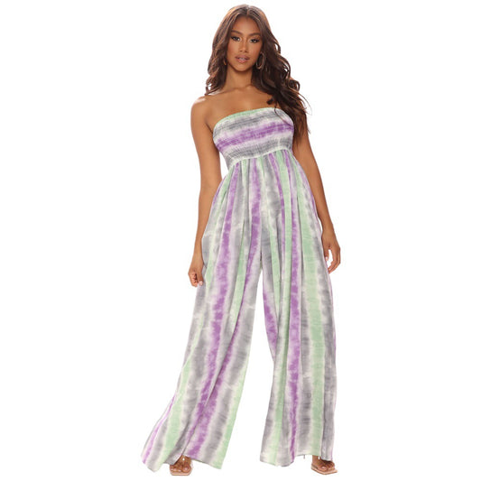 Casual Strapless Summer Women Jumpsuits