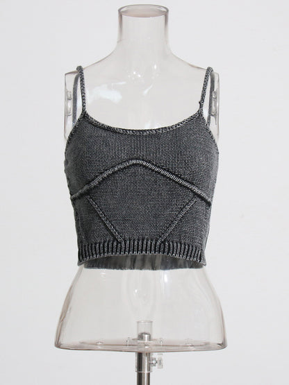 Designed Round Neck Two Pieces Knitted Sweaters