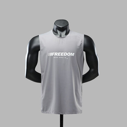 Sports Quick Drying Men Sleeveless T Shirts