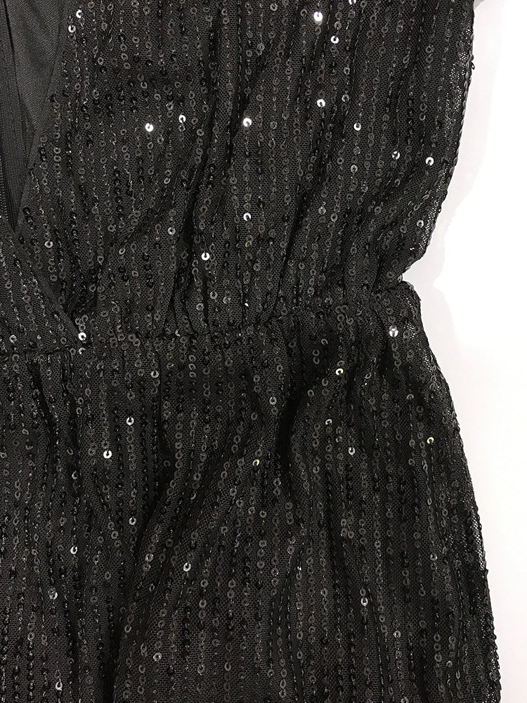 Sexy Sequined Party Little Black Dresses