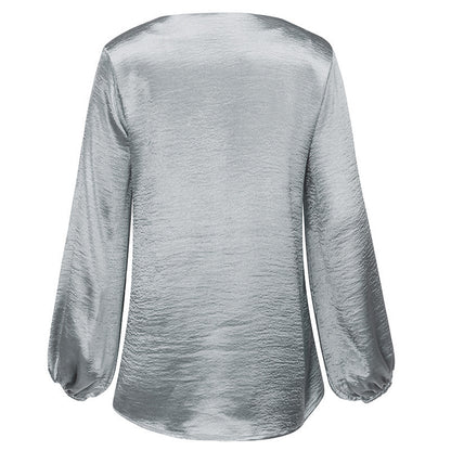 Casual Women Long Sleeves T Shirts Blouses