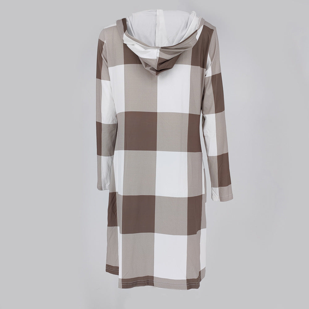 Women Long Sleeves Long Hoodies Overcoat