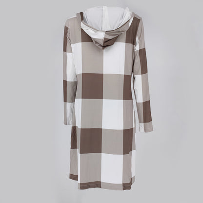 Women Long Sleeves Long Hoodies Overcoat