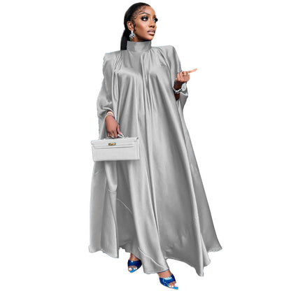 Women High Neck Long Romper Dresses