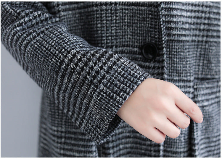 Casual Woolen Plus Sizes Women Overcoats