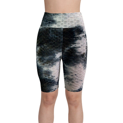 Women Dyed Sports Yoga Five Cents Pants