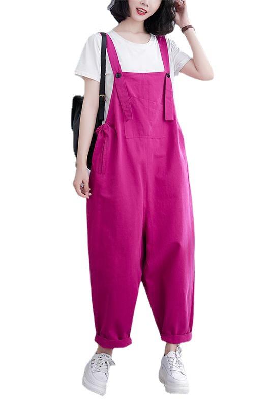 Summer Causl Loose Plus Sizes Jumpsuits-STYLEGOING