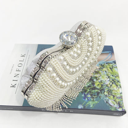 Women Tassels Design Jewelry Wedding Clutch Bags