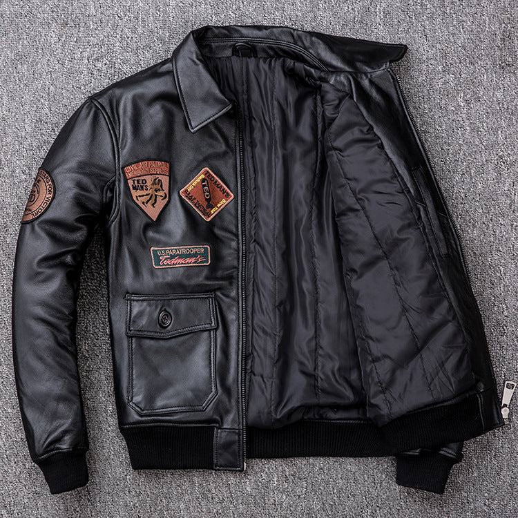 Winter Warm Sheep Skin Short Jackets for Men
