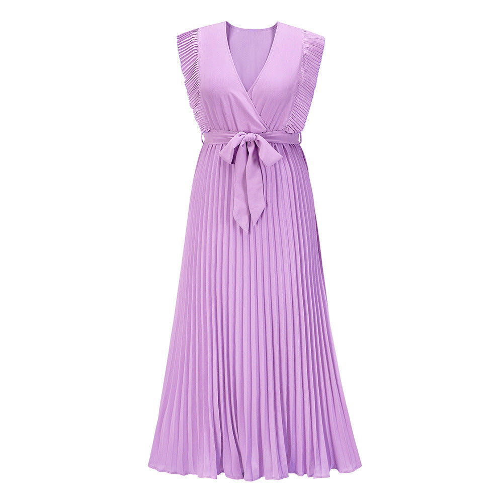 Casual Chiffon Sleeveless Women Long Maxi Dresses