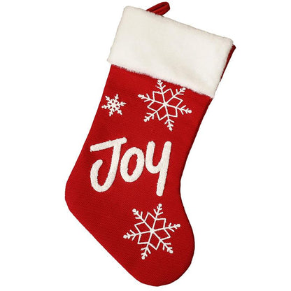 Red Christmas Party Snowflake Gifts Socks