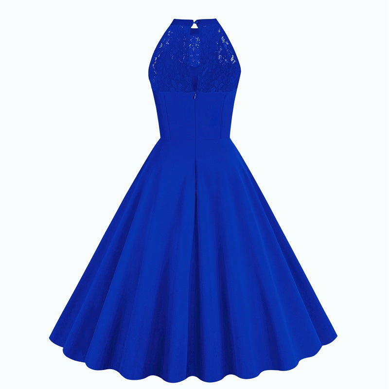 Elegant Sleeveless Halter Party Dresses