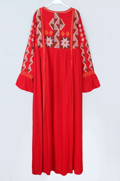 Vintage Ethnic Summer Beach Fairy Long Dresses