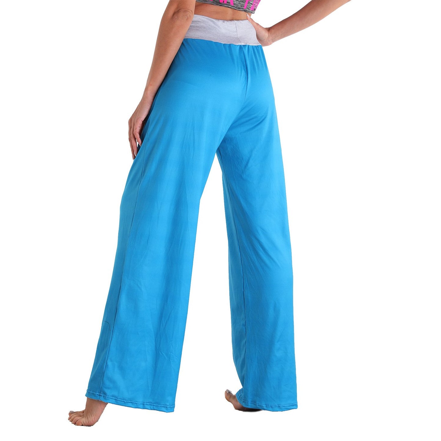 Casual Bandage Solid Loose Homewear Pajamas Pants