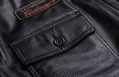 Winter Warm Sheep Skin Short Jackets for Men