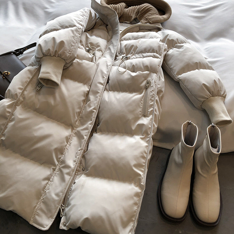 Winter Warm Long Cotton Overcoats for Women