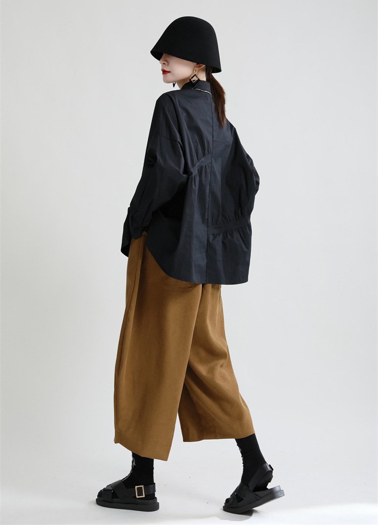 Vintage Women Causal Wide Leg Pants